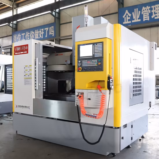 Vmc650 4-осевой 5-осевой вертикальный обрабатывающий центр с ЧПУ Фрезерный станок с ЧПУ